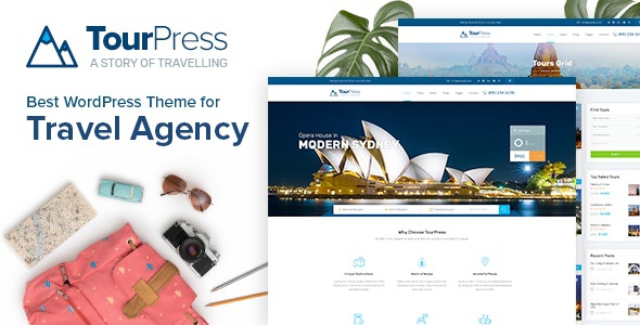 ThemeForest TourPress - Download Travel Booking WordPress Theme