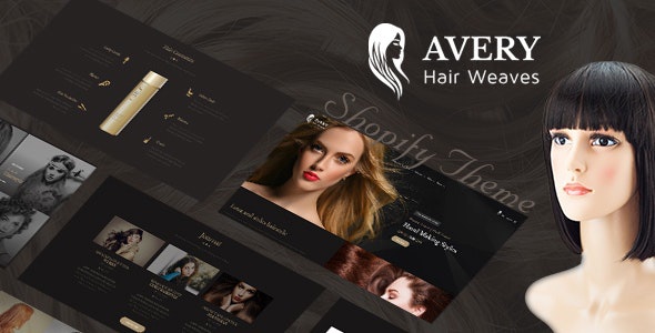 ThemeForest Avery - Download Hair Wig, Extension Shopify Theme