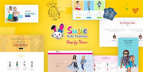 ThemeForest Susie - Download Children Shopify Theme