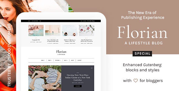 ThemeForest Florian - Download Responsive Personal WordPress Blog Theme