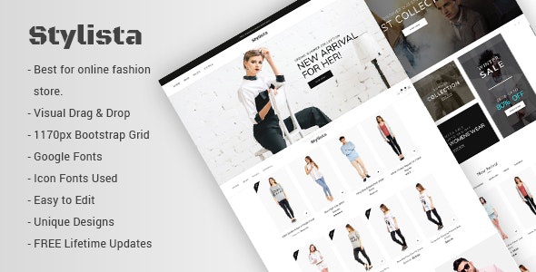 ThemeForest Stylista - Download Responsive Fashion WooCommerce WordPress Theme