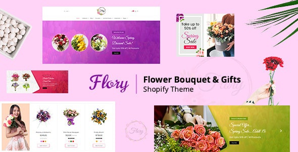 ThemeForest Flory - Download Florist Bouquet and Boutique Gift Shopify Theme