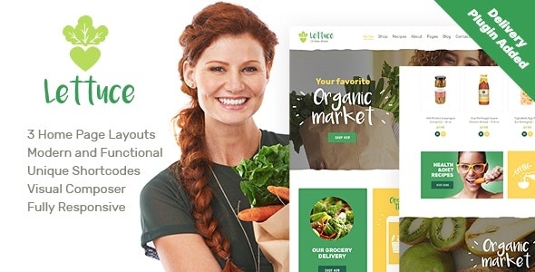 ThemeForest Lettuce - Download Organic Food & Eco Online Store Products WordPress Theme