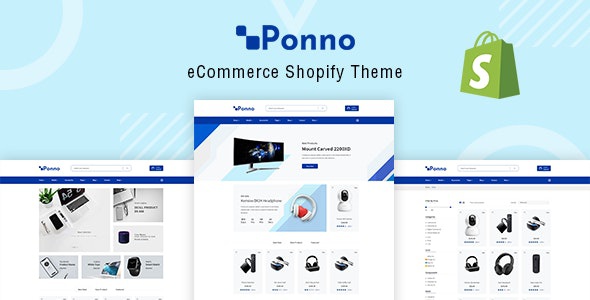 ThemeForest Ponno - Download Electronics Shopify Theme