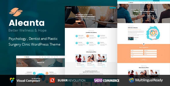 ThemeForest Aleanta - Download Psychology Consulting WordPress Theme