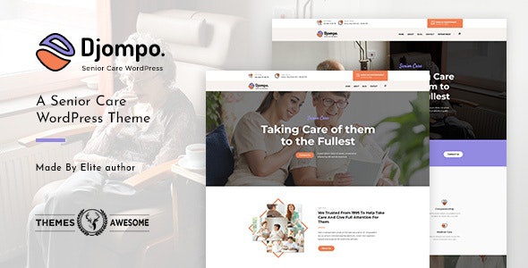 ThemeForest Djompo - Download Senior Care WordPress Theme