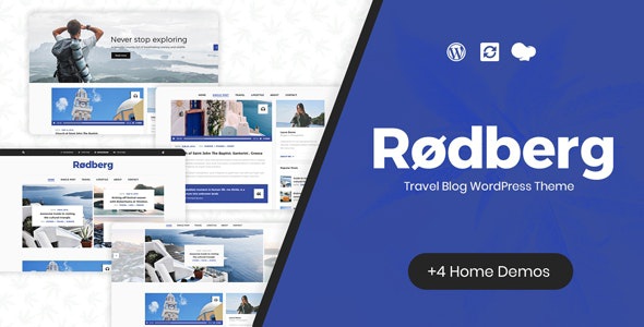 ThemeForest Rodberg - Download Travel Blog WordPress Theme