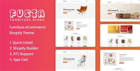 ThemeForest Fusta - Download Furniture Shopify Theme