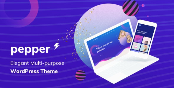 ThemeForest Pepper - Download Elegent Multi Purpose WordPress Theme