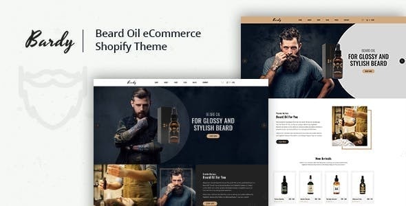 ThemeForest Bardy - Download Beard Oil Shopify Theme