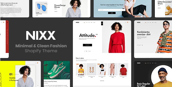ThemeForest NIXX - Download Minimal & Clean Fashion Shopify Theme