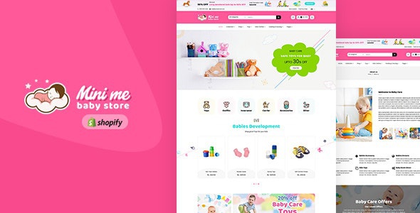 ThemeForest MiniMe - Download Shopify Kids Store, Baby Shop Theme