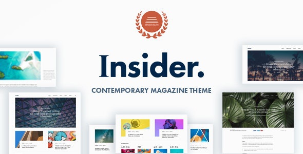 ThemeForest Insider - Download Contemporary Magazine and Blogging WordPress Theme