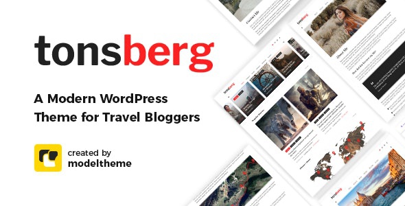 ThemeForest Tonsberg - Download A Modern WordPress Theme for Travel Bloggers