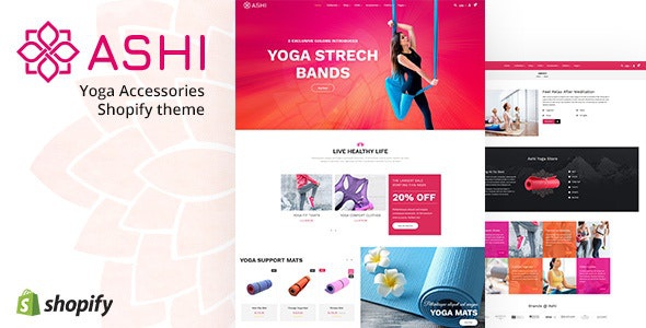 ThemeForest Ashi - Download Yoga Pilates, Fitness Shopify Theme