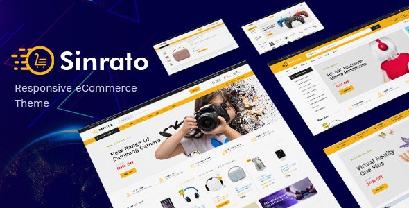 ThemeForest Sinrato - Download Electronics Theme for WooCommerce WordPress