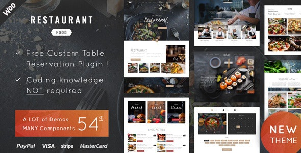 ThemeForest Ristorante - Download Restaurant Food WordPress Theme