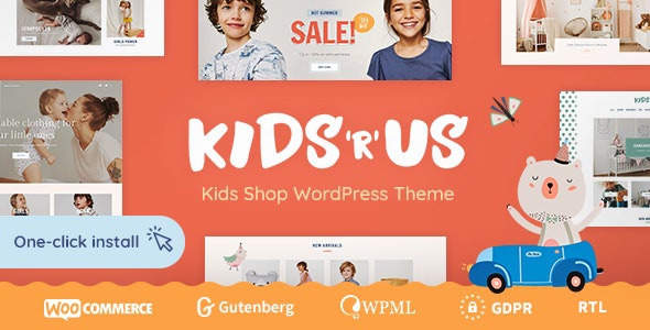 ThemeForest Kids R Us - Download Toy Store and Children Clothes Shop WordPress Theme