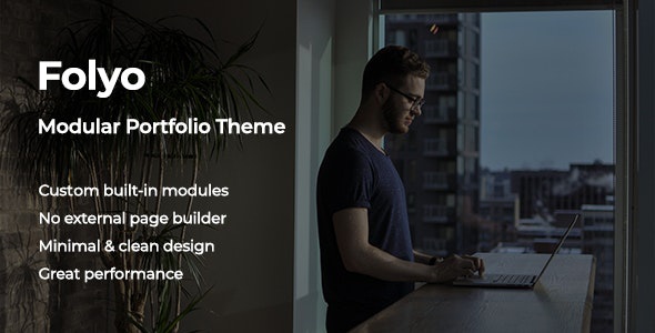 ThemeForest Folyo - Download Modular Portfolio WordPress Theme