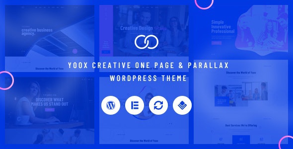 ThemeForest Yoox - Download Creative One Page & Parallax WordPress Theme