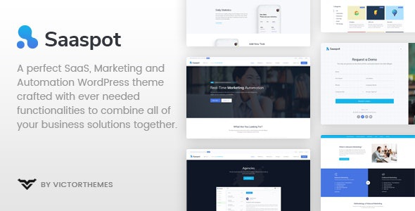 ThemeForest SaaSpot - Download SaaS Marketing Automation WordPress Theme