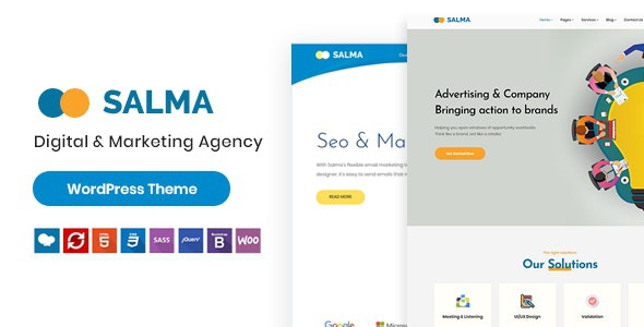 ThemeForest Salma - Download SEO Marketing WordPress Theme