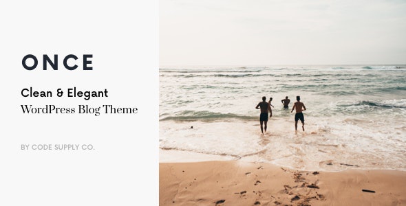 ThemeForest Once - Download Clean & Elegant WordPress Blog Theme