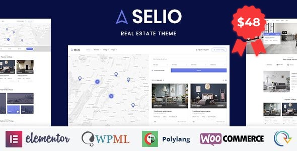 ThemeForest Selio - Download Real Estate Directory WordPress Theme