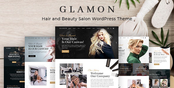 ThemeForest Glamon - Download Salon & Barber Shop WordPress Theme