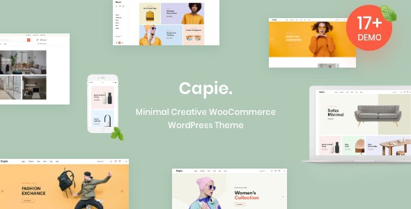 ThemeForest Capie - Download Minimal Creative WooCommerce WordPress Theme