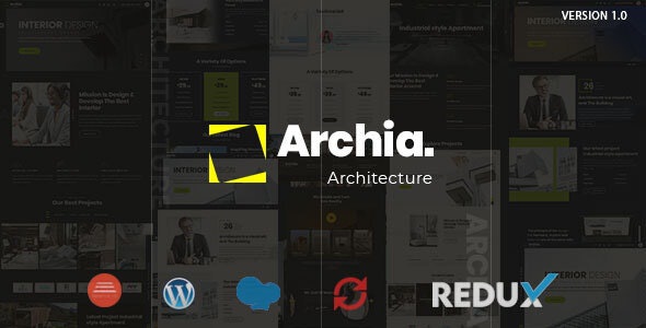 ThemeForest Archia - Download Architecture & Interior WordPress Theme