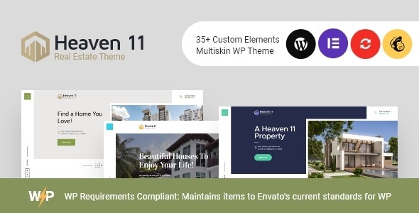 ThemeForest Heaven11 - Download Property & Apartment Real Estate WordPress Theme