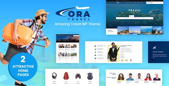 ThemeForest Ora - Download Travel Booking WordPress Theme