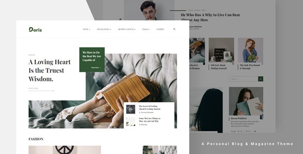 ThemeForest Doris - Download Creative WordPress Blog and Magazine Theme