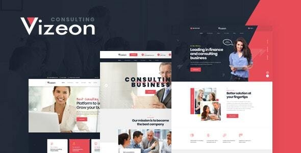 ThemeForest Vizeon - Download Business Consulting WordPress Themes
