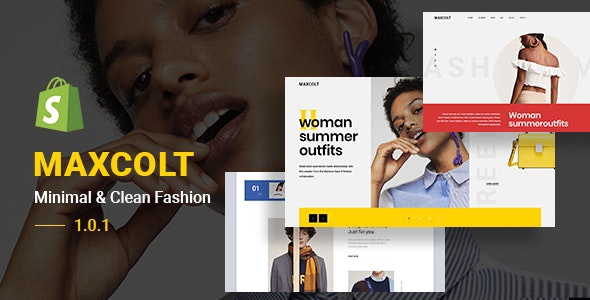 ThemeForest MAXCOLT - Download Minimal & Clean Fashion Shopify Theme