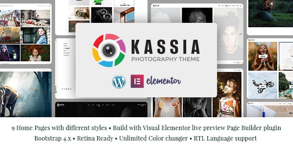 ThemeForest Kassia - Download Photography WordPress Theme