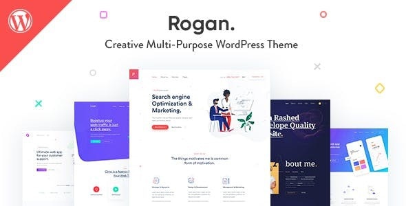 ThemeForest Rogan - Download Creative Multipurpose WordPress Theme for Agency, Saas, Portfolio