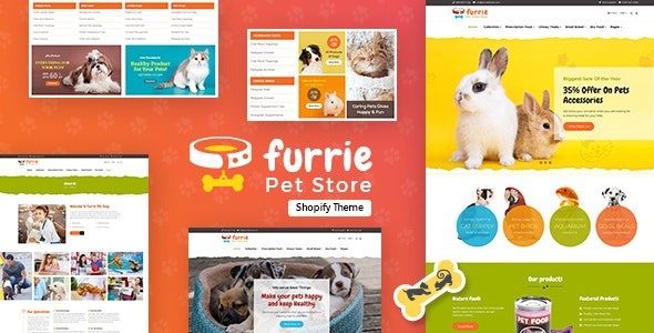 ThemeForest Furrie - Download Shopify Pet Store, Dog Care Theme