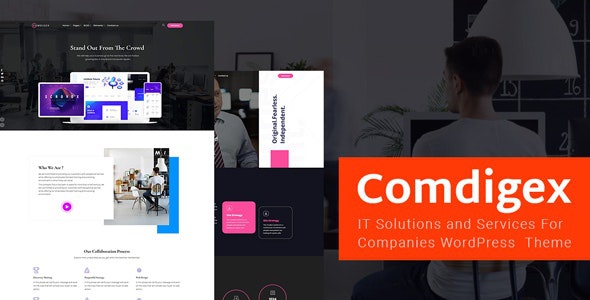 ThemeForest Comdigex - Download IT Solutions and Services Company WordPress Theme