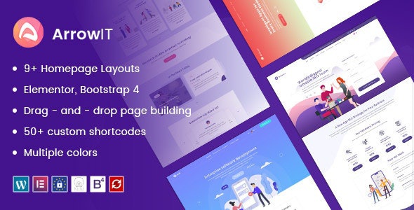 ThemeForest ArrowIT - Download Technology, Digital Transformation WordPress Theme