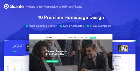 ThemeForest Quanto - Download Business Responsive WordPress Theme