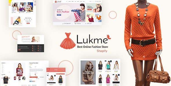 ThemeForest Lukme - Download Fashion Store Shopify Theme
