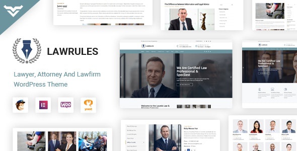 ThemeForest Lawrules - Download Lawyer WordPress Theme