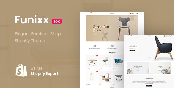 ThemeForest Funixx - Download Elegant Furniture Shop Theme for Shopify