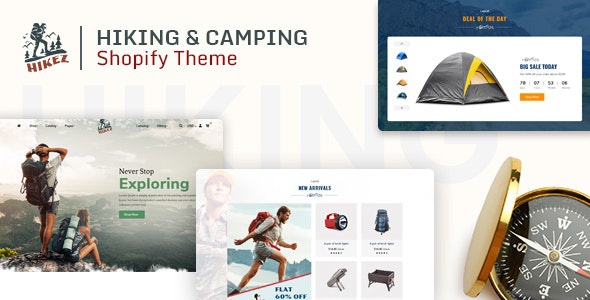 ThemeForest Hikez - Download Trekking and Hiking Shopify Store Theme
