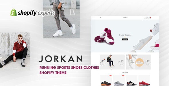 ThemeForest Jorkan - Download Running Sports Shoes Clothes Shopify Theme