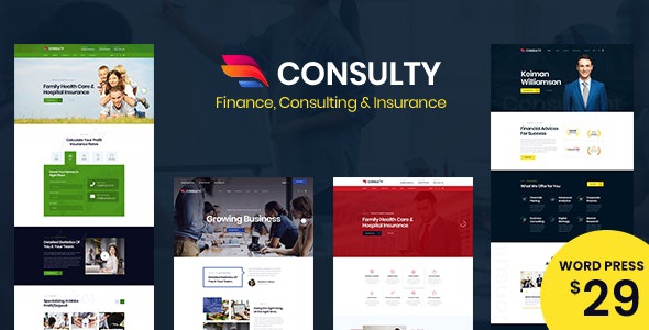 ThemeForest Consulty - Download Business Finance WordPress Theme