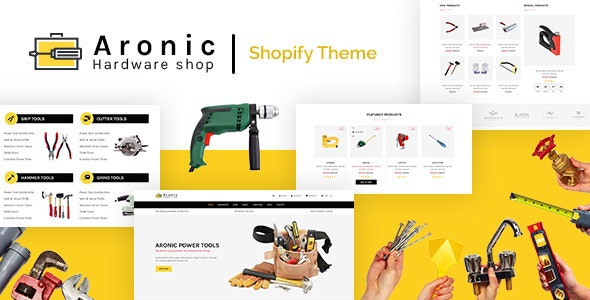 ThemeForest Aronic - Download Hardware Store, Handyman Shopify Theme