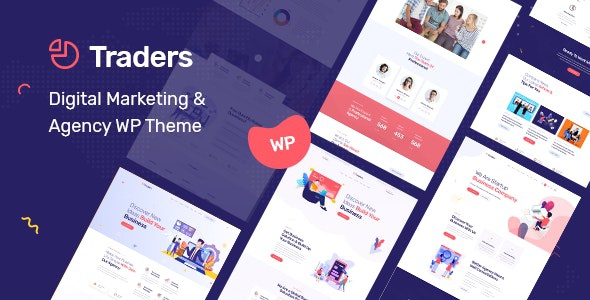 ThemeForest Traders - Download Digital Marketing & Agency WordPress Theme